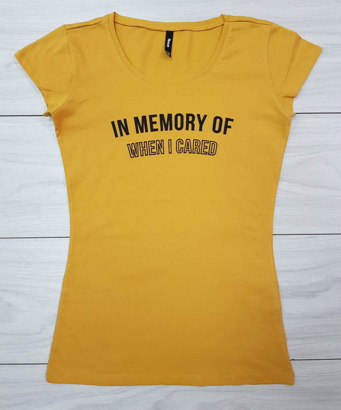 SINSAY 6.10.2019 Ladies T-Shirt (LIGHT ORANGE) (XS - S - M - L - XL) 