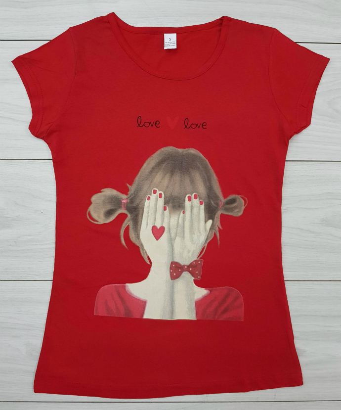 Ladies Turkey T-Shirt (RED) (S - M - L - XL) 