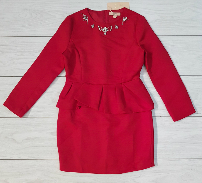 LA CHAPELLE Ladies Dress (RED) (LC) (S - M - L)