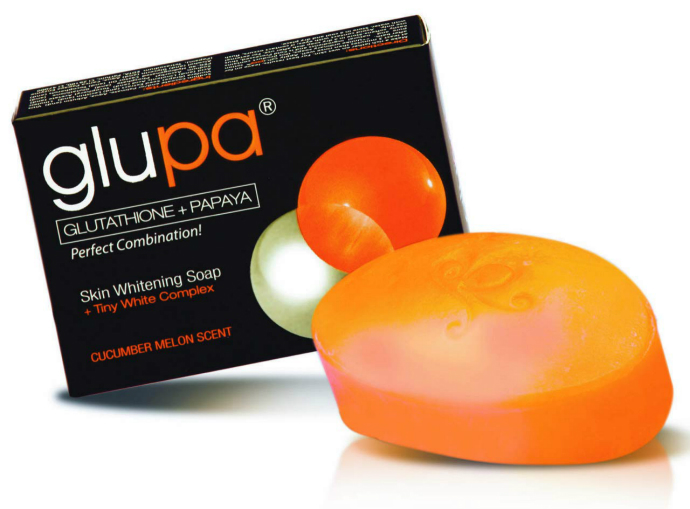GLUTA-C Glupa Skin Whitening Soap with Glutathione & Papaya - 135 Gram (MOS) (CARGO)