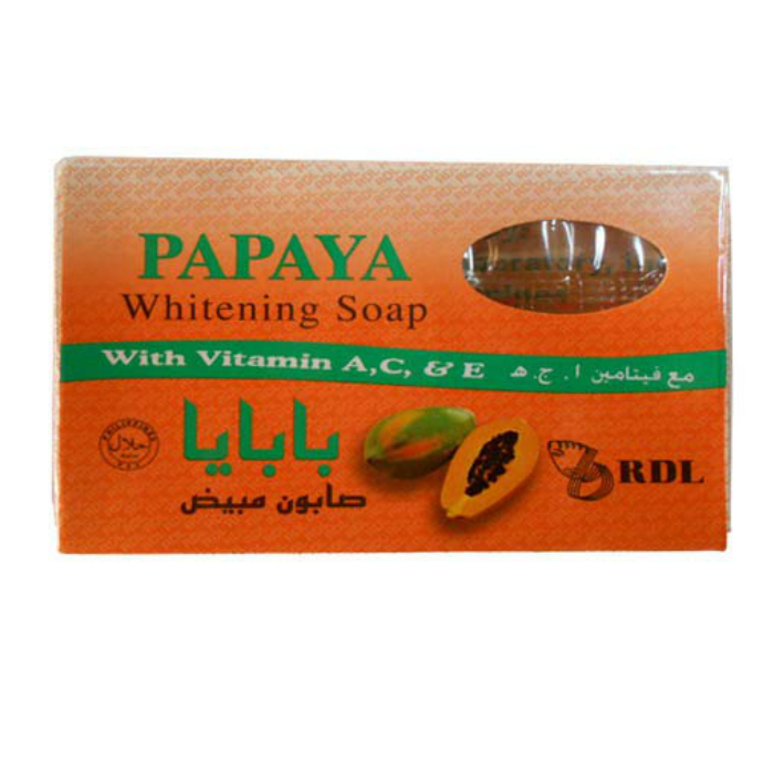 RDL Rdl Papaya Whitening Soap With Vitamin A,C And E, 135 Gm (MOS)