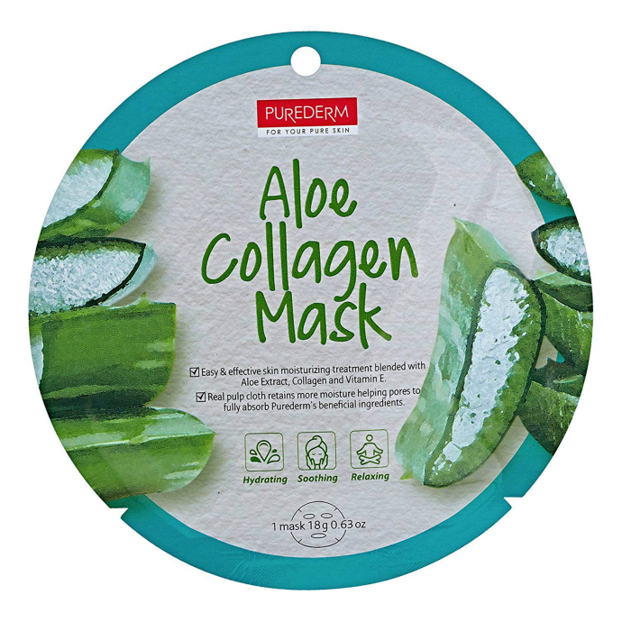 PUREDERM PUREDERM Aloe Collagen Sheet Mask (Mos)