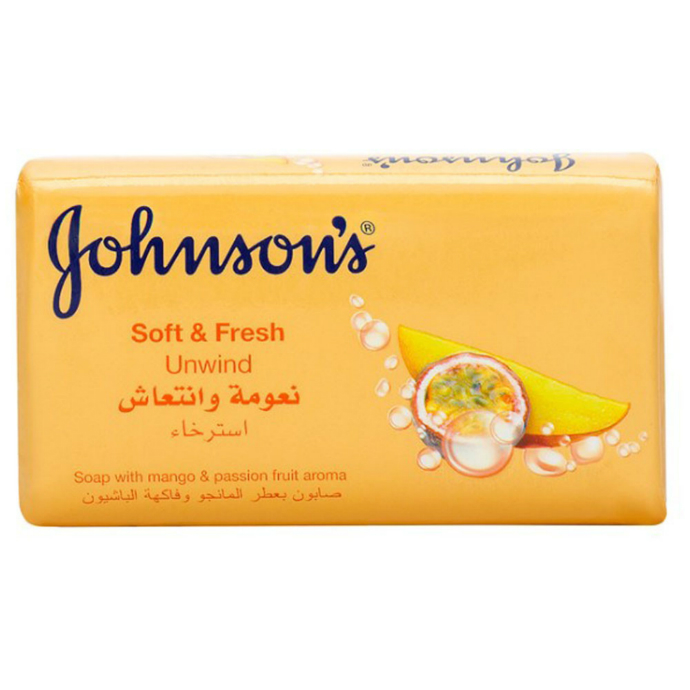 JOHNSONS Johnsonâ€™s soft & fresh Unwind SOAP 125g (mos) (CARGO)