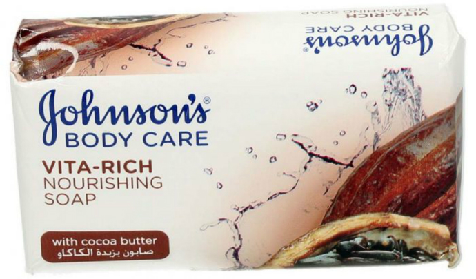 JOHNSONS Johnson's Vita-Rich Body Soap, Nourishing, Cocoa Butter - 125 gm (mos)