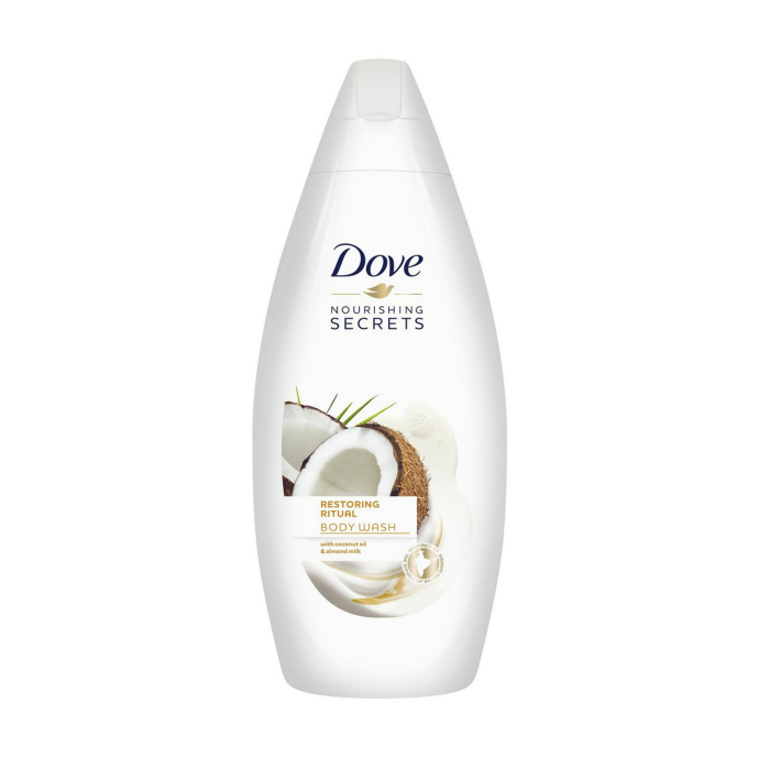 DOVE Dove Restoring Ritual, Coconut Oil and Almond Milk Body Wash 500ml (MOS)