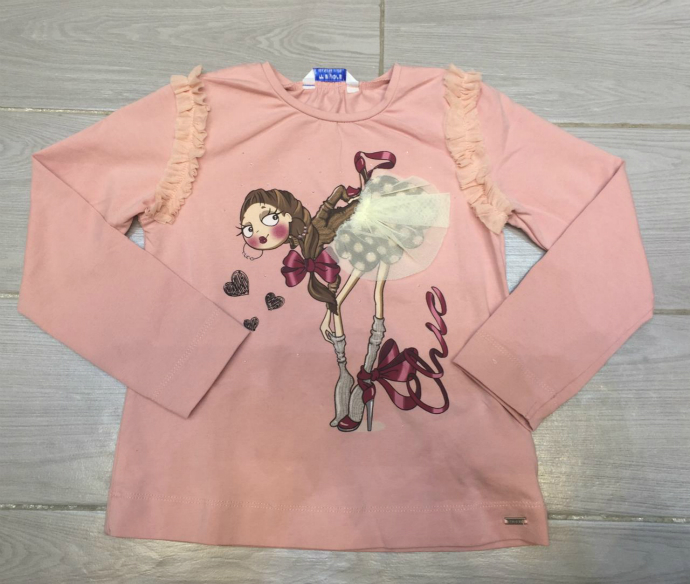 PM Girls Long Sleeved Shirt (PM) (2 to 8 Years)
