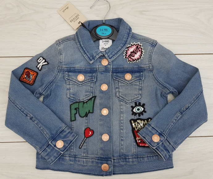 Girls Jacket (BLUE) (FM) (3 to 7 Years)