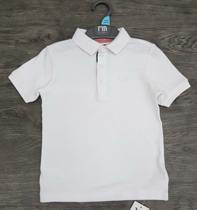 Boys Polo Shirt (WHITE) (FM) (12 Months to 7 Years) 