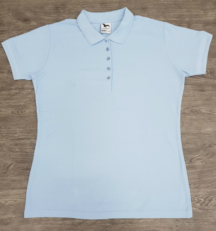 ADLER Ladies Polo Shirt (LIGHT BLUE) (XL) 