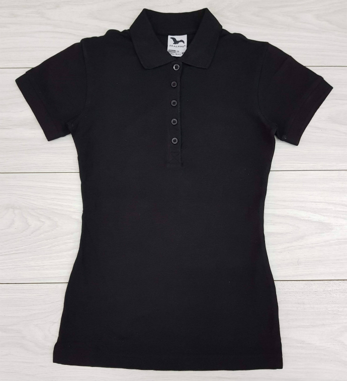 ADLER Ladies Polo Shirt (BLACK) (XS - S - M - L - XXL)