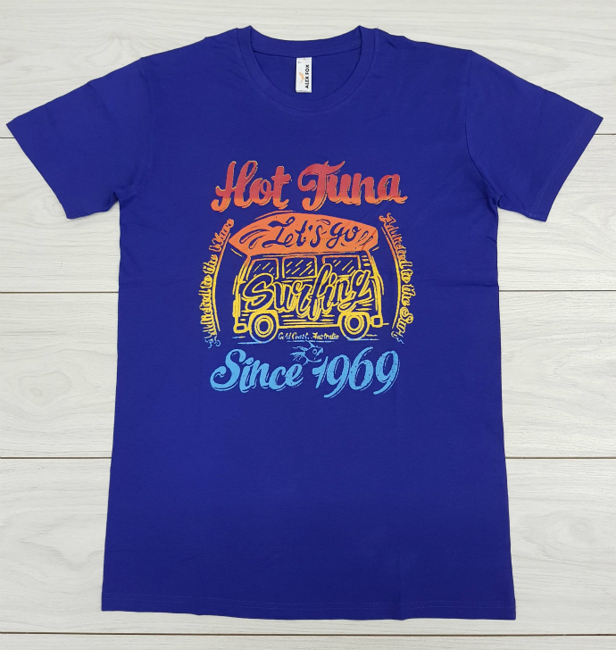 ALEX FOX Mens T-Shirt (BLUE) (S - M - L - XL)