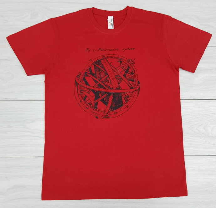 ALEX FOX Mens T-Shirt (RED) (S - M - L - XL - XXL)