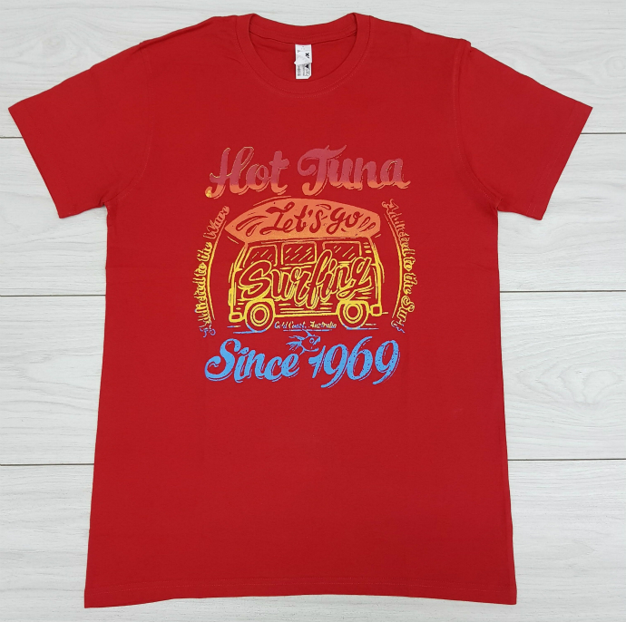 ALEX FOX Mens T-Shirt (RED) (S - M - L - XL - XXL)