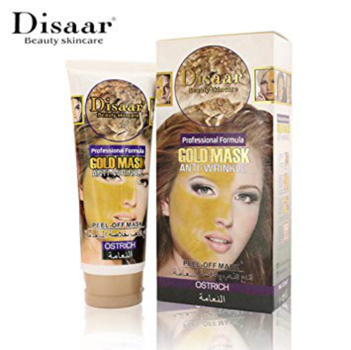 DISAAR  Gold peel-off Mask Anti-Wrinkle Proffesional Blackhead Remover Cream 120M L (MOS)