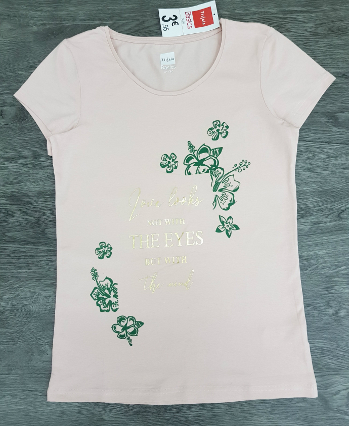 TISAIA Ladies T-Shirt (LIGHT PINK) (34 to 52)