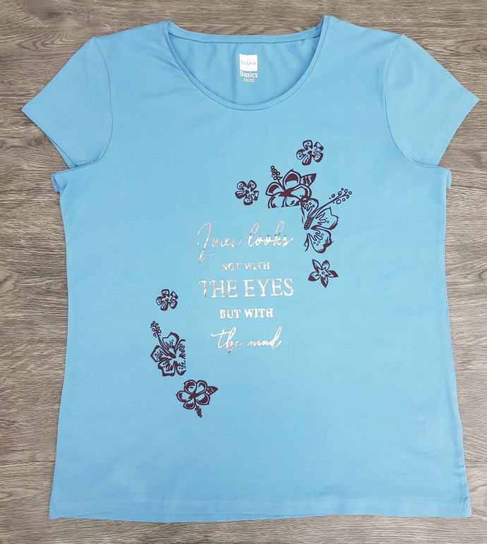 Ladies T-Shirt (BLUE) (50 to 52)