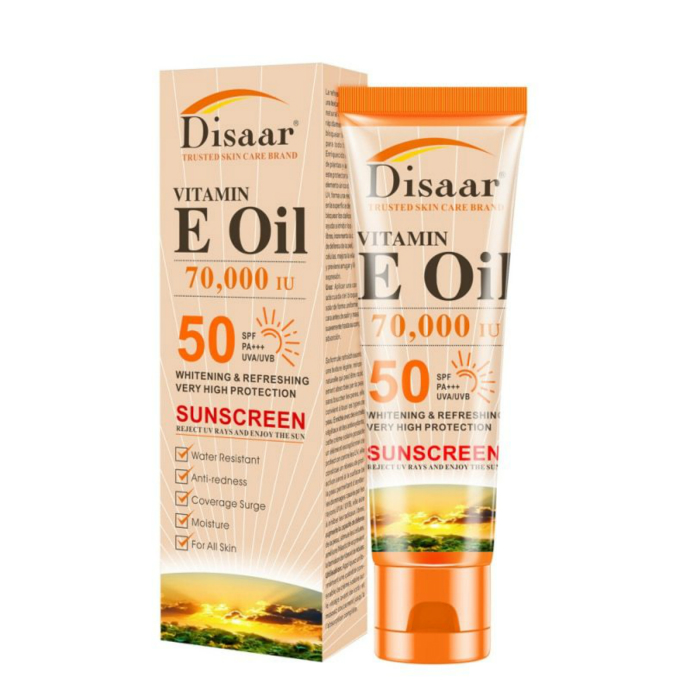 DISAAR  Vitamin E Oil 50 SPF Sunscreen (MOS)(CARGO)