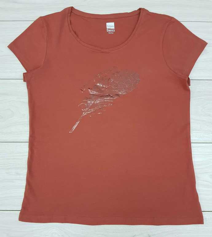 Ladies T-Shirt (BROWN) (50 to 52)