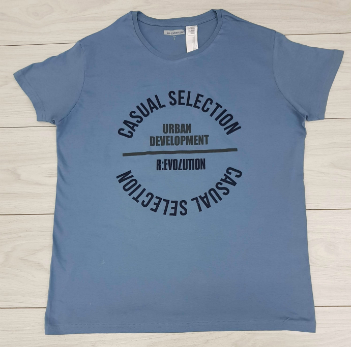 IN EXTENSO Mens T-Shirt (BLUE) (M - XL)