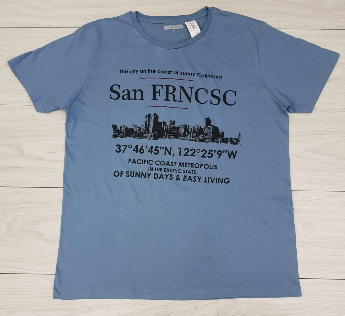IN EXTENSO Mens T-Shirt (BLUE) (L - XL)
