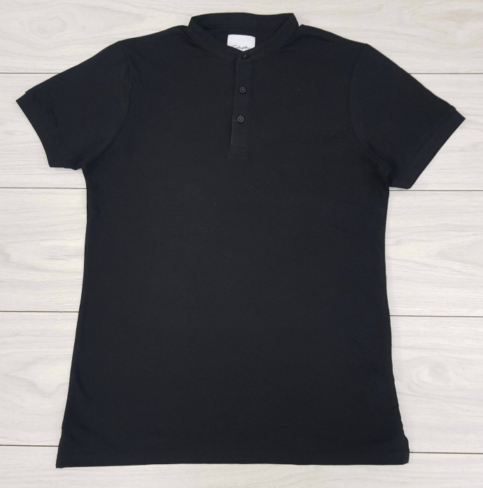IN EXTENSO Mens Polo Shirt (BLACK) (M - XL)