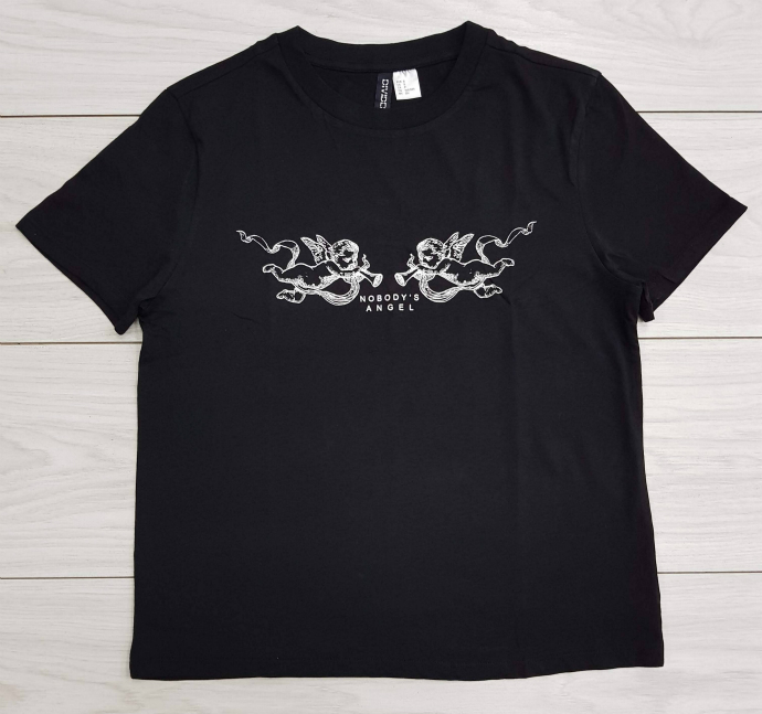 BASIC Ladies T-Shirt (BLACK) (S)