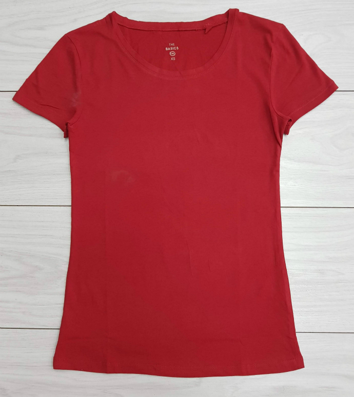 BASIC Ladies T-Shirt (DARK RED) (XS - S - M - L)