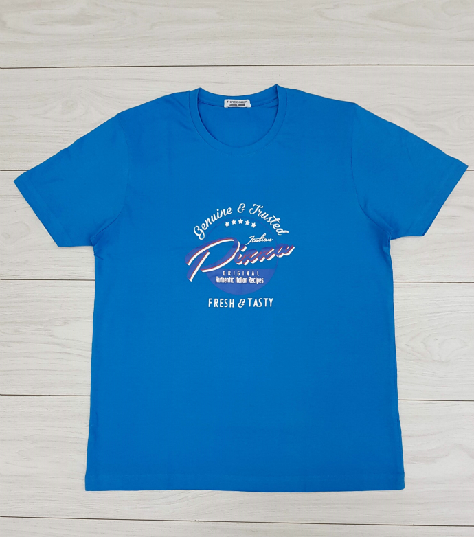 THREEGUN Mens T-Shirt (BLUE) (XXS - XS - S - M - L - XL - XXL)