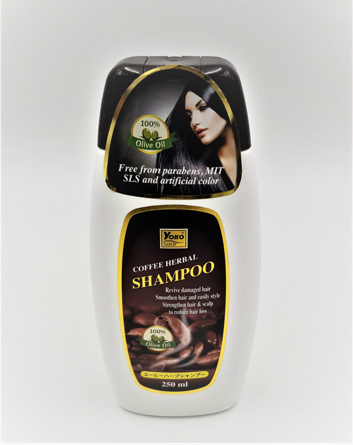 YOKO  Coffee Herbal Shampoo 250ML (MOS) (CARGO)