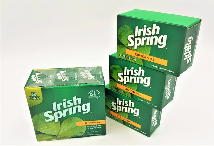 IRISH SPRING 3 Pcs Original Bar Deodorant Soap (MOS)