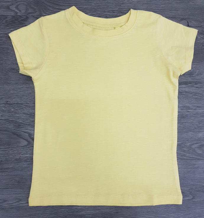 HM Girls T-Shirt (LIGHT YELLOW) (3 to 16 Years)