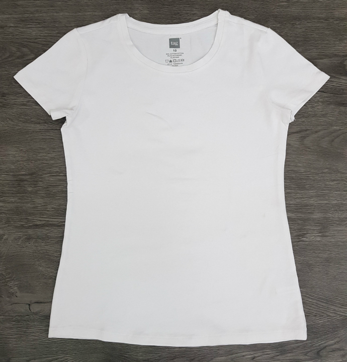 PEACOCKS Ladies T-Shirt (WHITE) (M - L - XL - XXL - 3XL - 4XL)