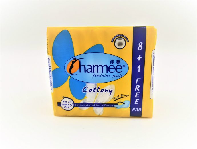 CHARMEE FEMININE PADS Cottony 8+1 Free Pad (MOS)