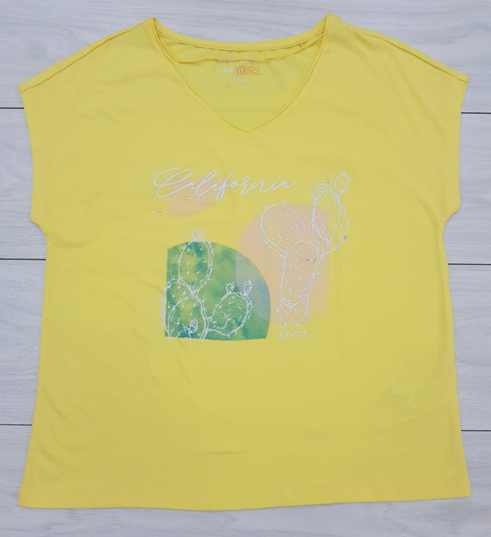 HM Ladies T-Shirt (YELLOW) (S)