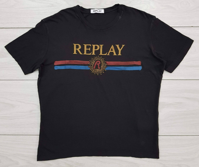 REPLAY Ladies T-Shirt (BLACK) (XS - S - M - XL)
