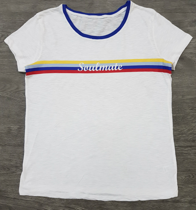 Ladies T-Shirt (WHITE) (S - M - XXL)