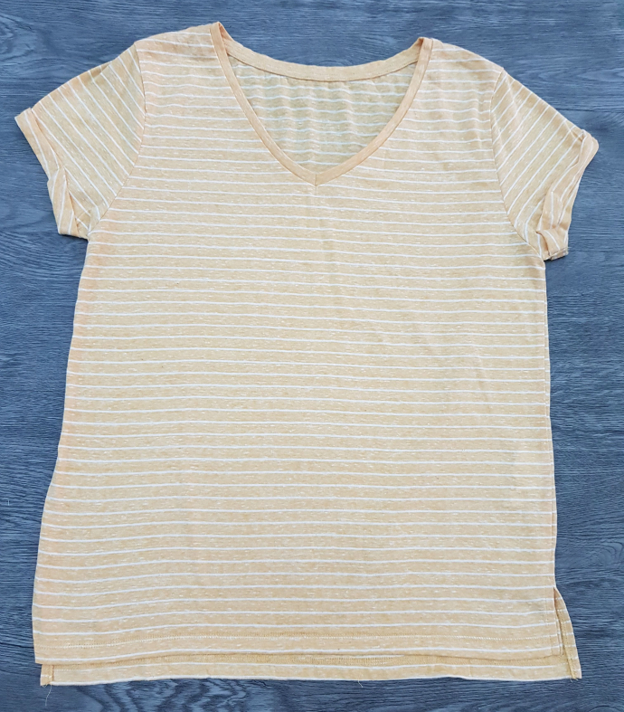 Ladies T-Shirt (LIGHT ORANGE) (XS - M - L)