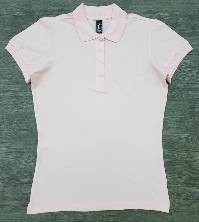 PASSION Ladies Polo Shirt (LIGHT PINK) (M - L)