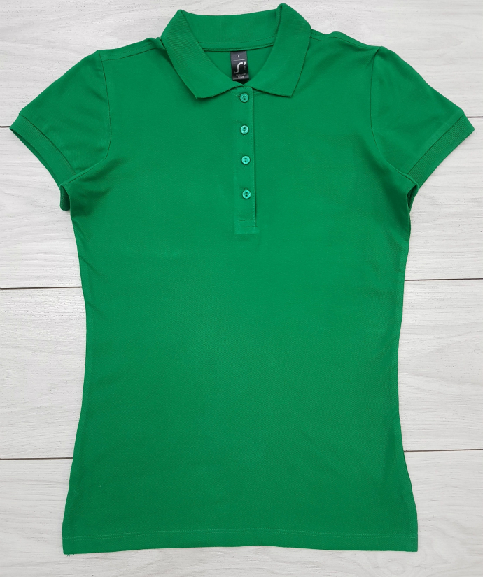 PASSION  Ladies Polo Shirt (GREEN) (S - M - L - XXL) 