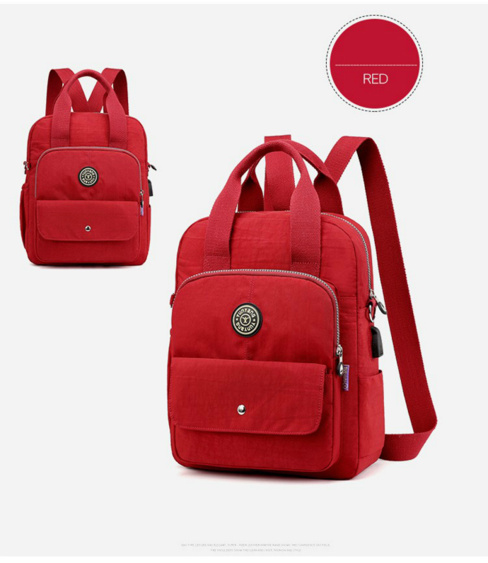 YUNYANG Fashion Back Pack (RED) (Free Size)