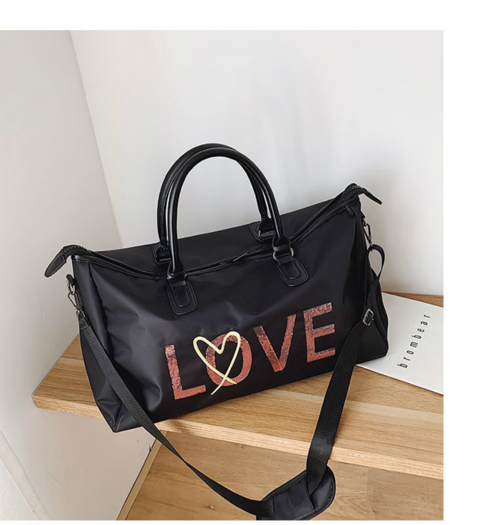 LOVE Ladies Fashion Bag (BLACK) (Free Size) 