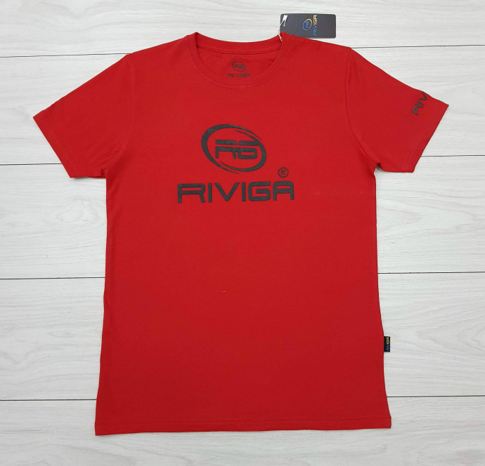 RIVIGA Mens T-Shirt (RED) (S - M - L - XL - XXL)