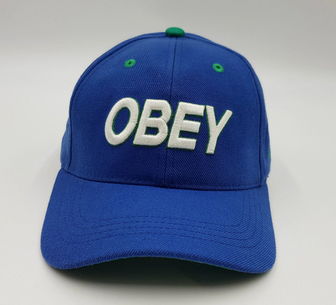 OBEY Mens Cap (BLUE) (Free Size) 