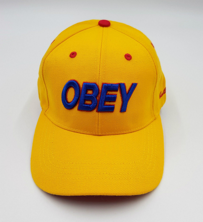 OBEY Mens Cap (YELLOW) (Free Size )