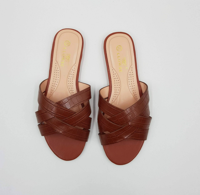 CLOWSE Ladies Sandals Shoes (CAMEL) (36 to 41) 