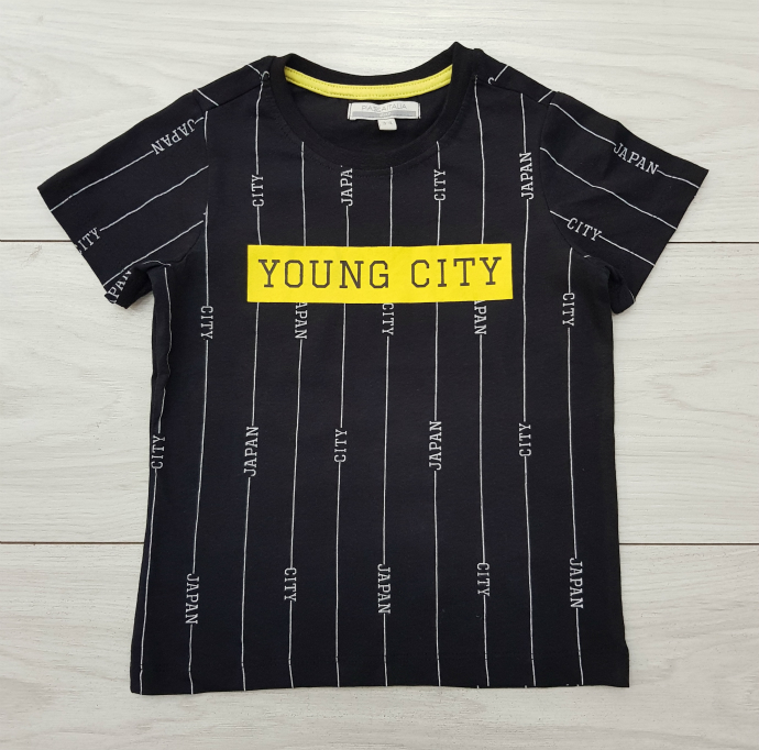 PIAZAITALIA Boys T-Shirt (BLACK) (3 to 12 Years)