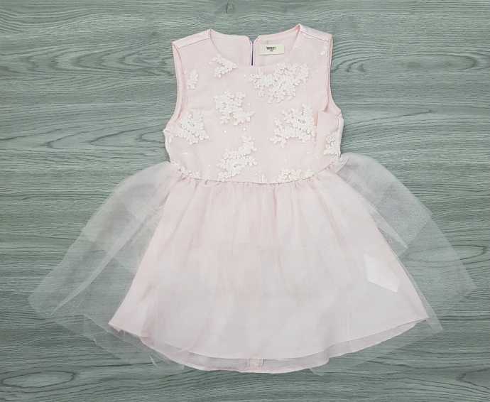 TRISSI Girls Frock (PINK) (3 to 9 Years)