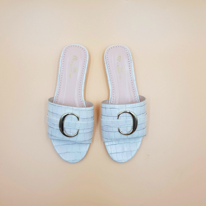 CLOWSE Ladies Sandals Shoes (BEIGE) (36 to 41) 