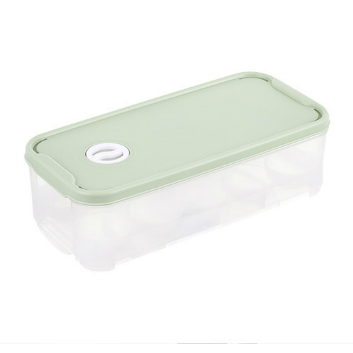 GENERIC Refrigerator Egg Storage Box (SINGLE FLOOR) (GREEN)
