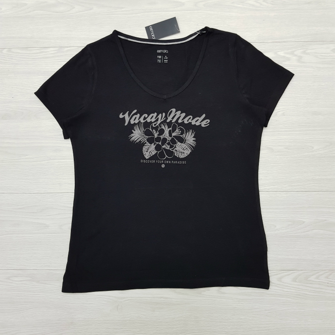 ESMARA Ladies T-Shirt (BLACK ) (S - L - XL)